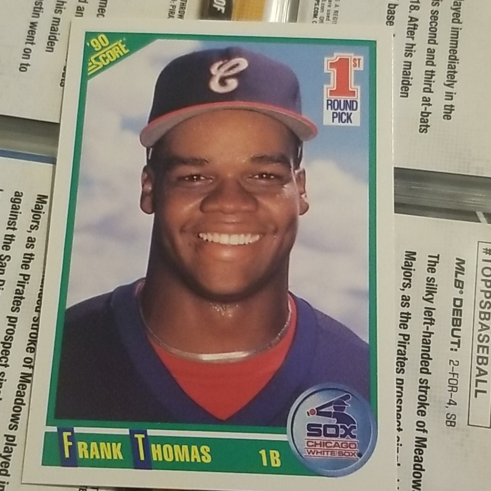 Frank Thomas 1990 score rookie card